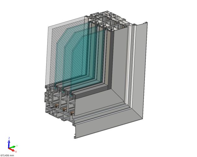 ALUMEG Sliding System SE 130 T W&D