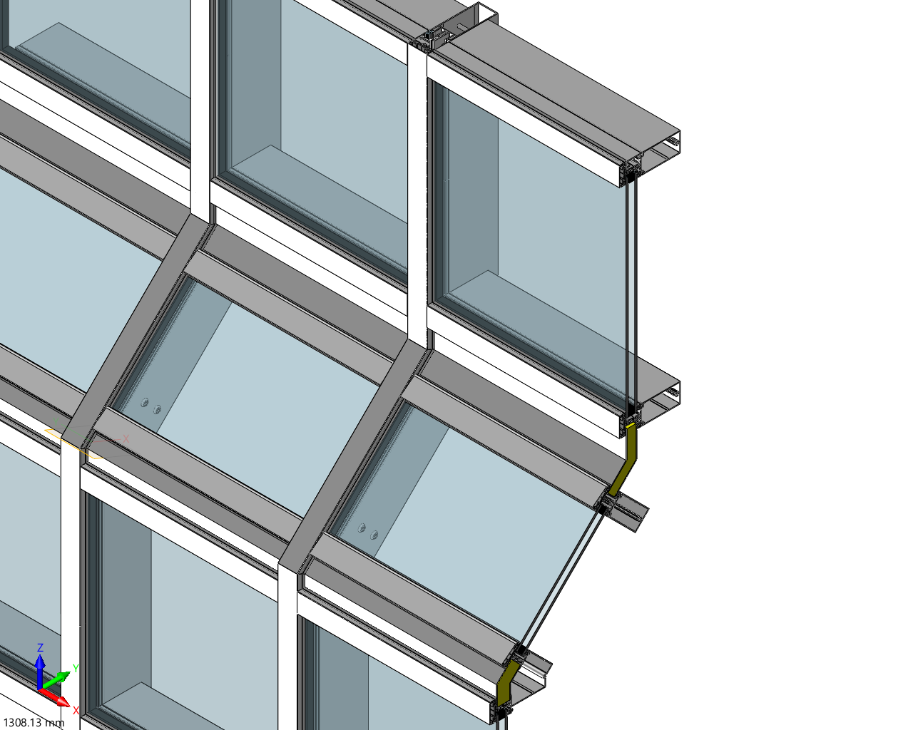 ألوميج لأنظمة تغطية القبب السماويه “ALUMEG Skylight System ”SL 50